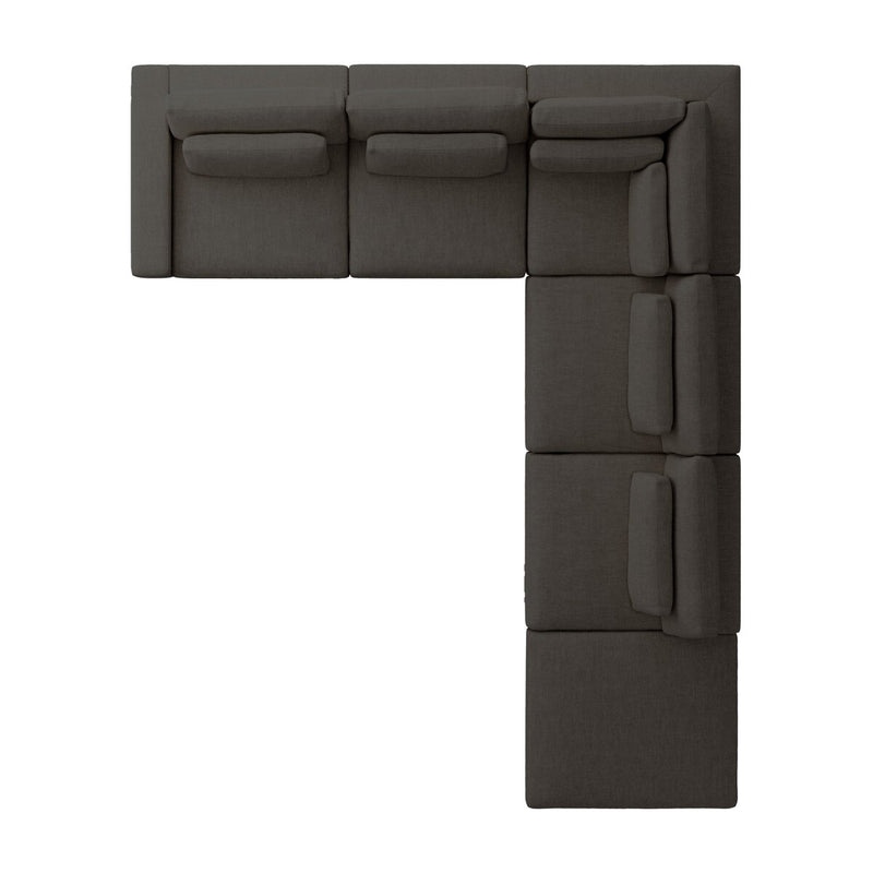 Bloor 5-Piece Sectional - Landale Charcoal