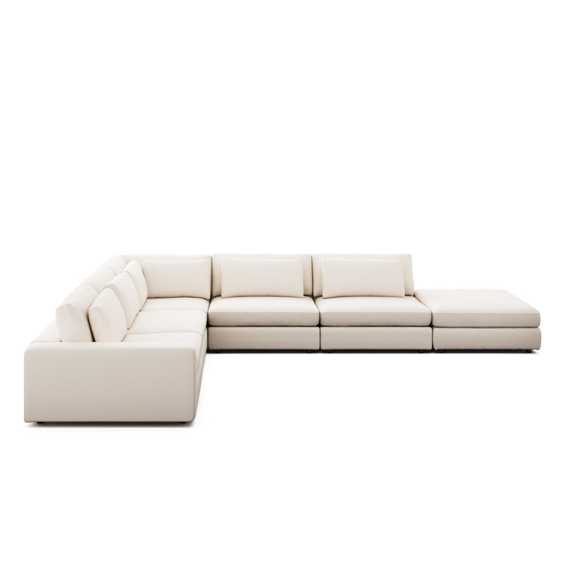 Bloor 5-Piece Sectional - Crypton Nomad Marshmallow