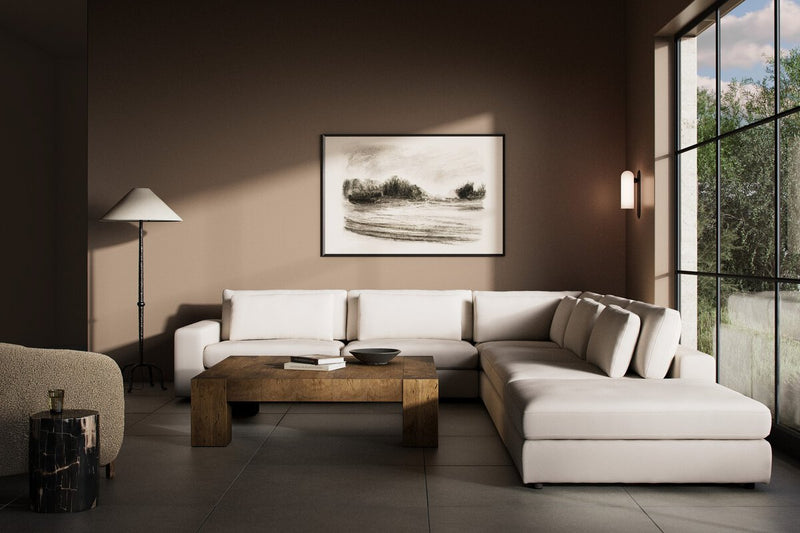 Bloor 5-Piece Sectional - Crypton Nomad Marshmallow