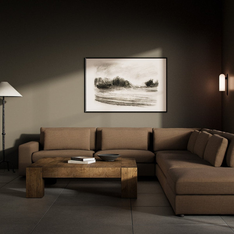 Bloor 5-Piece Sectional - Crypton Nomad Mushroom