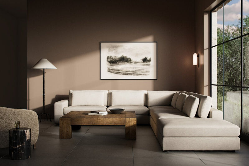 Bloor 5-Piece Sectional - Crypton Nomad Snow