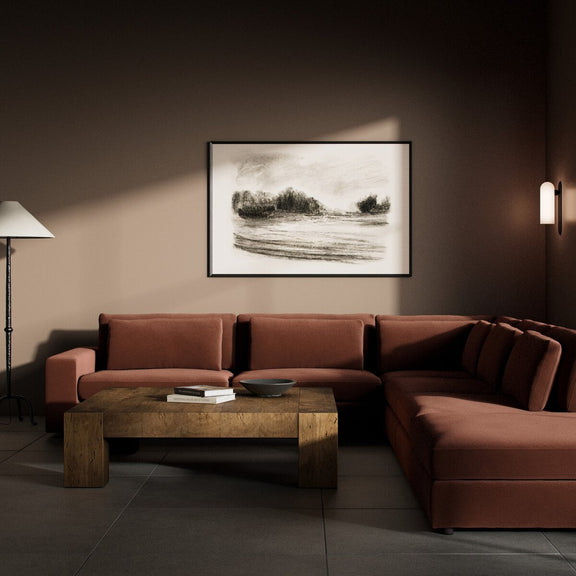 Bloor 5-Piece Sectional - Surrey Auburn