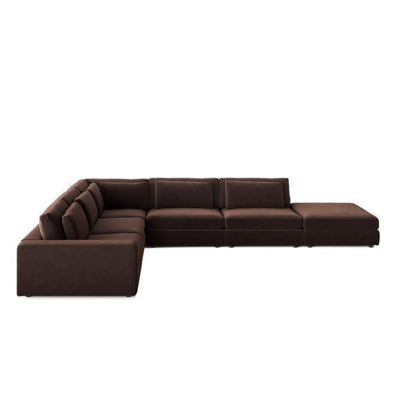 Bloor 5-Piece Sectional - Surrey Cocoa