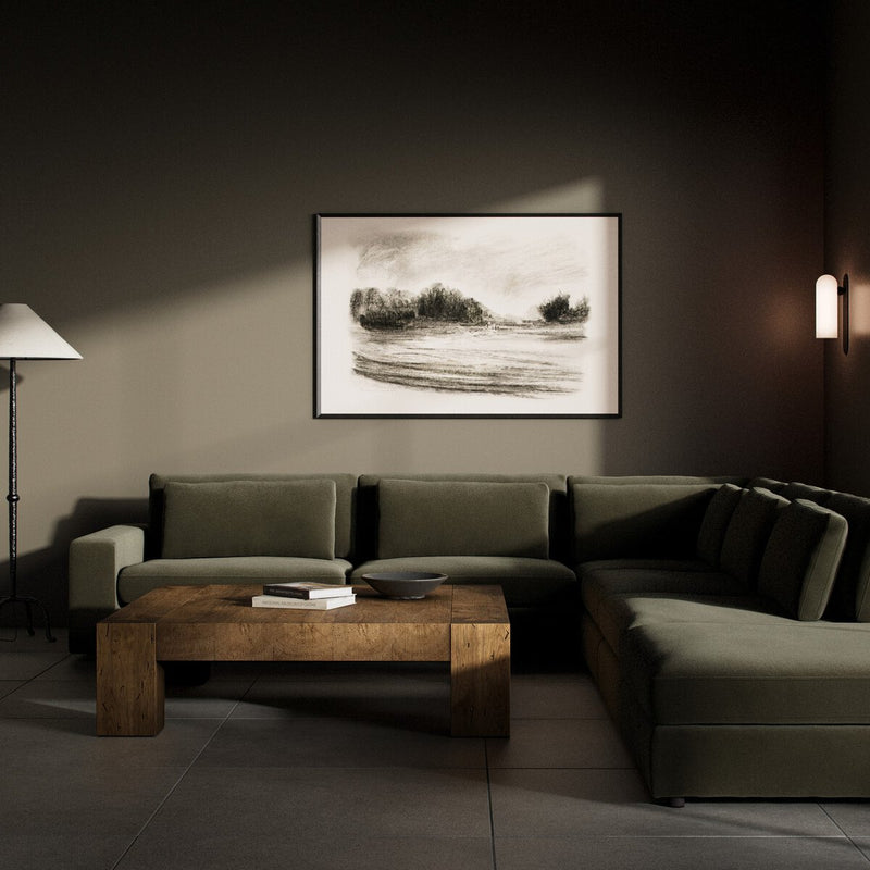 Bloor 5-Piece Sectional - Surrey Olive