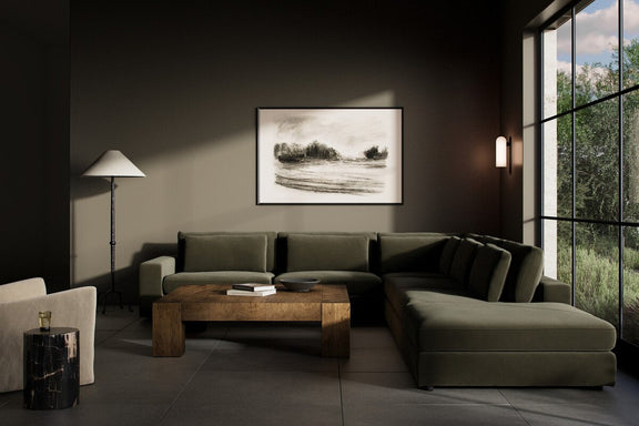 Bloor 5-Piece Sectional - Surrey Olive