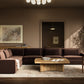 Brinton Square Coffee Table - Rustic Oak Veneer