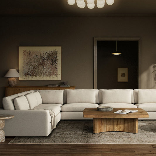 Bloor 6-Piece Sectional - Crypton Nomad Snow