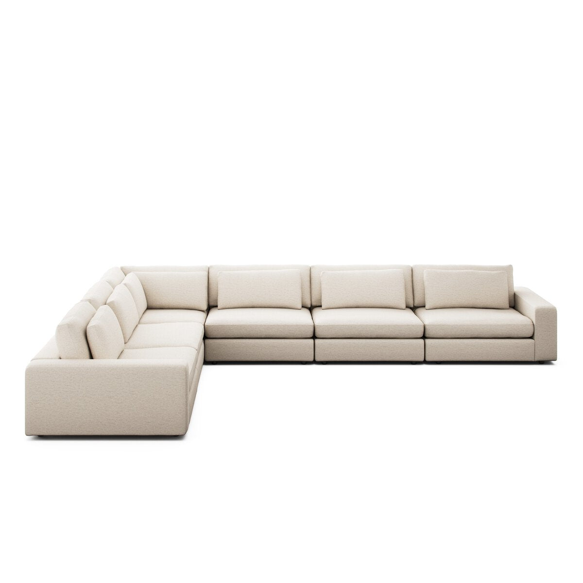 Bloor 6-Piece Sectional - Crypton Nomad Snow