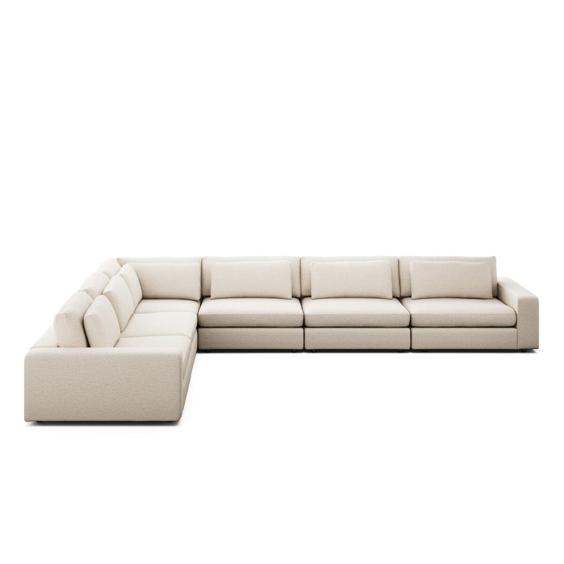 Bloor 6-Piece Sectional - Crypton Nomad Snow