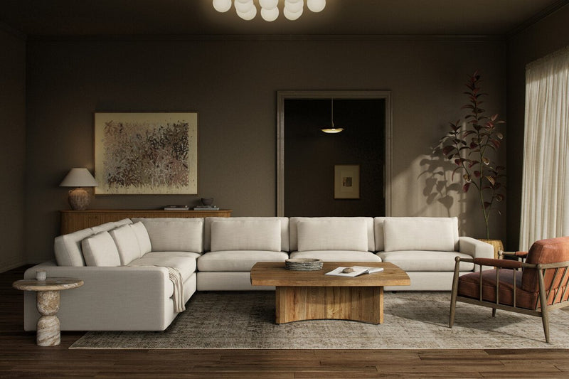 Bloor 6-Piece Sectional - Savoy Parchment
