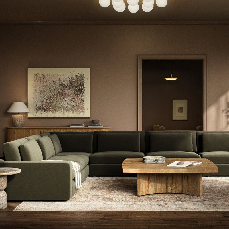 Bloor 6-Piece Sectional - Surrey Olive
