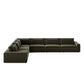 Bloor 6-Piece Sectional - Surrey Olive