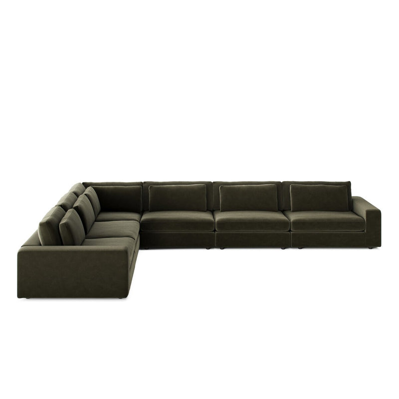 Bloor 6-Piece Sectional - Surrey Olive