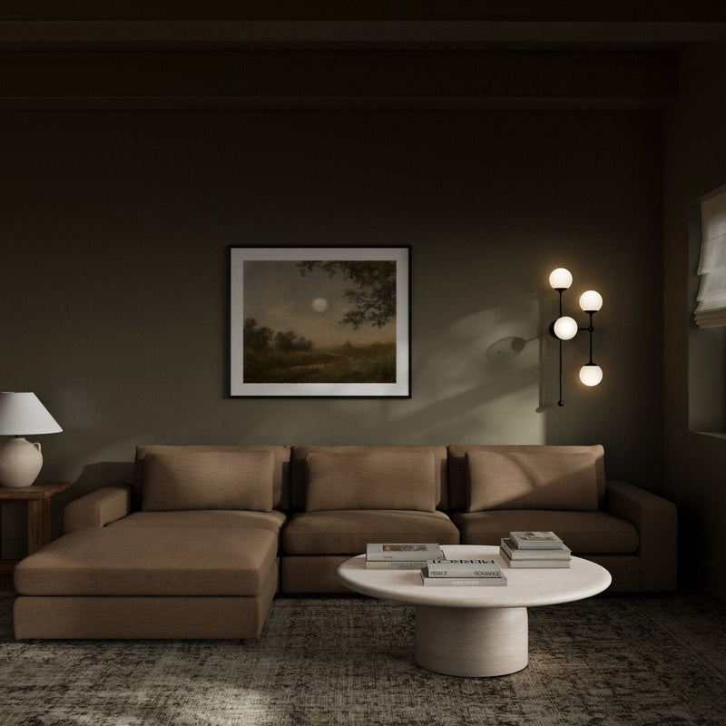 Bloor 3-Piece Sectional - Crypton Nomad Mushroom