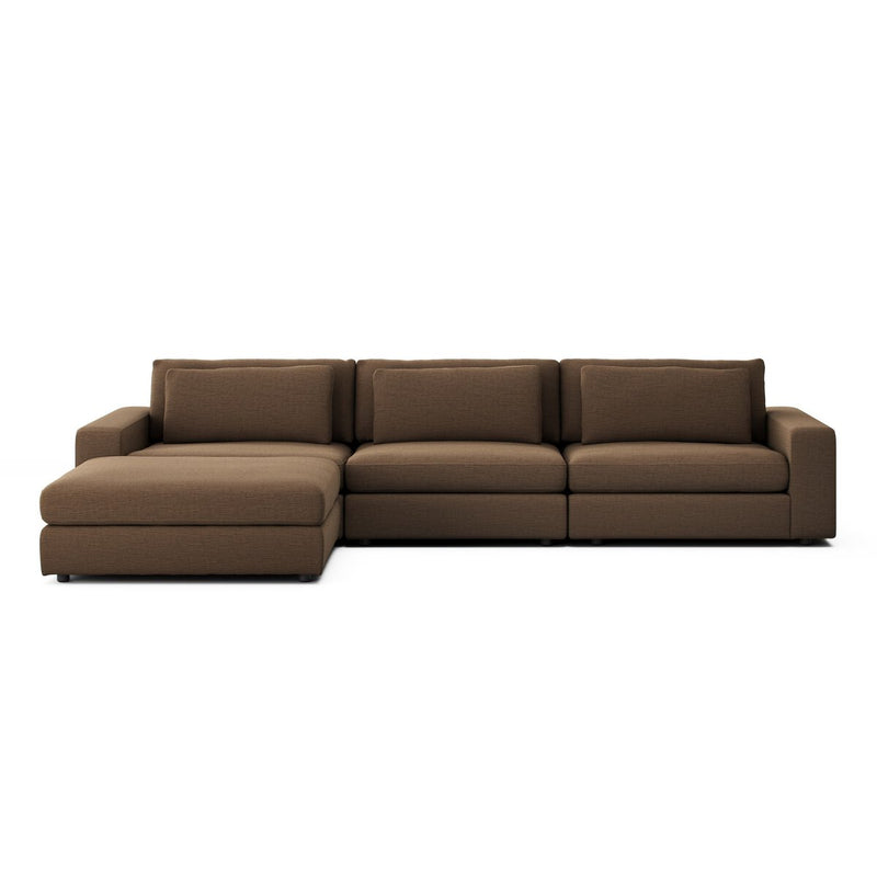 Bloor 3-Piece Sectional - Crypton Nomad Mushroom