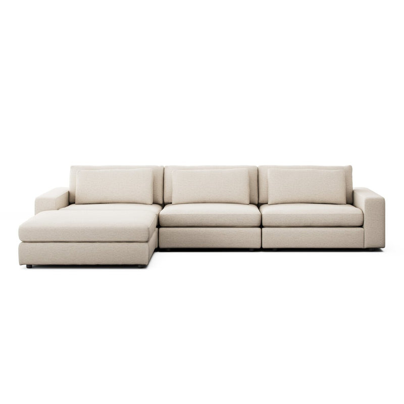 Bloor 3-Piece Sectional - Crypton Nomad Snow