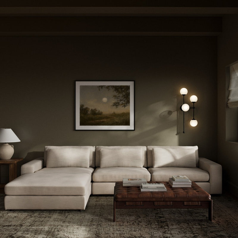 Bloor 3-Piece Sectional - Savoy Parchment