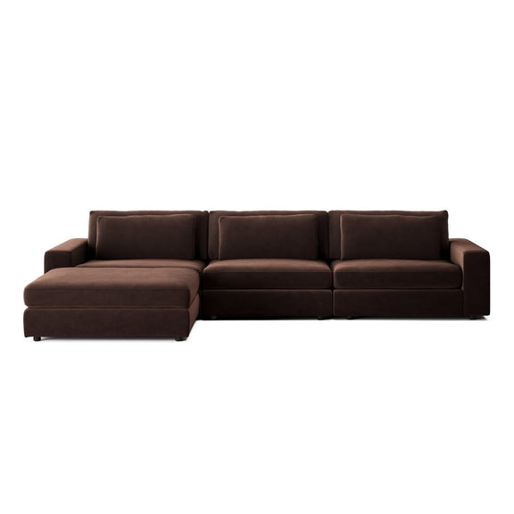 Bloor 3-Piece Sectional - Surrey Cocoa