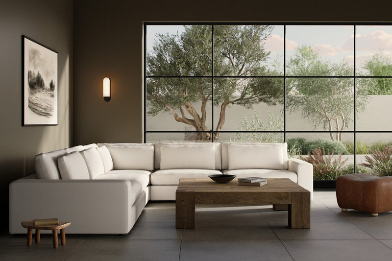 Bloor 5-Piece Sectional - Crypton Nomad Marshmallow