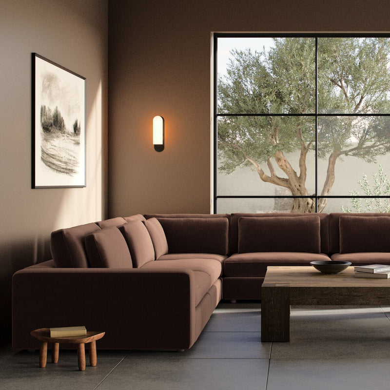 Bloor 5-Piece Sectional - Surrey Cocoa