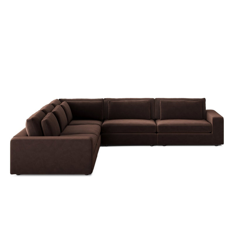 Bloor 5-Piece Sectional - Surrey Cocoa