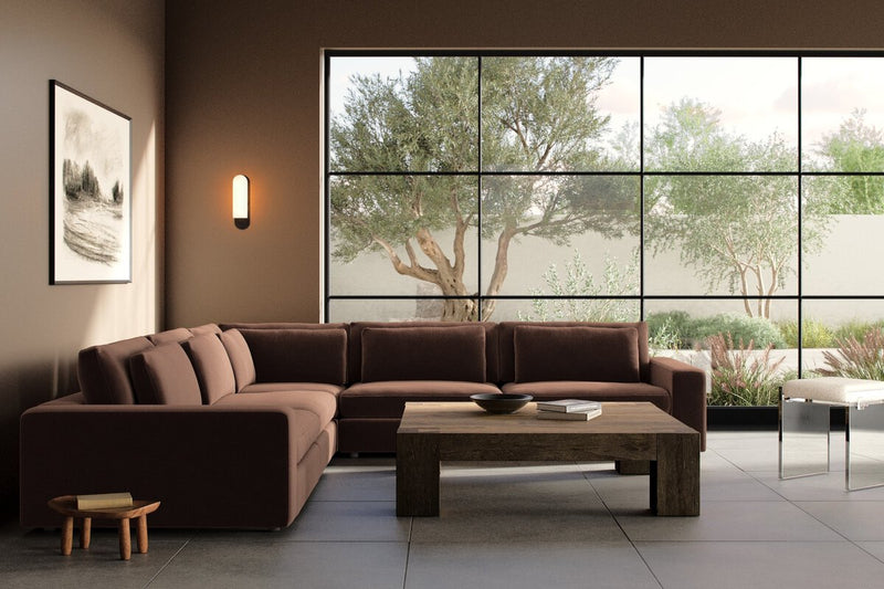 Bloor 5-Piece Sectional - Surrey Cocoa