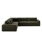 Bloor 5-Piece Sectional - Surrey Olive
