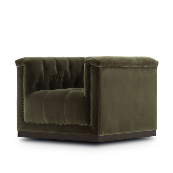 Maxx Swivel Chair - Surrey Olive