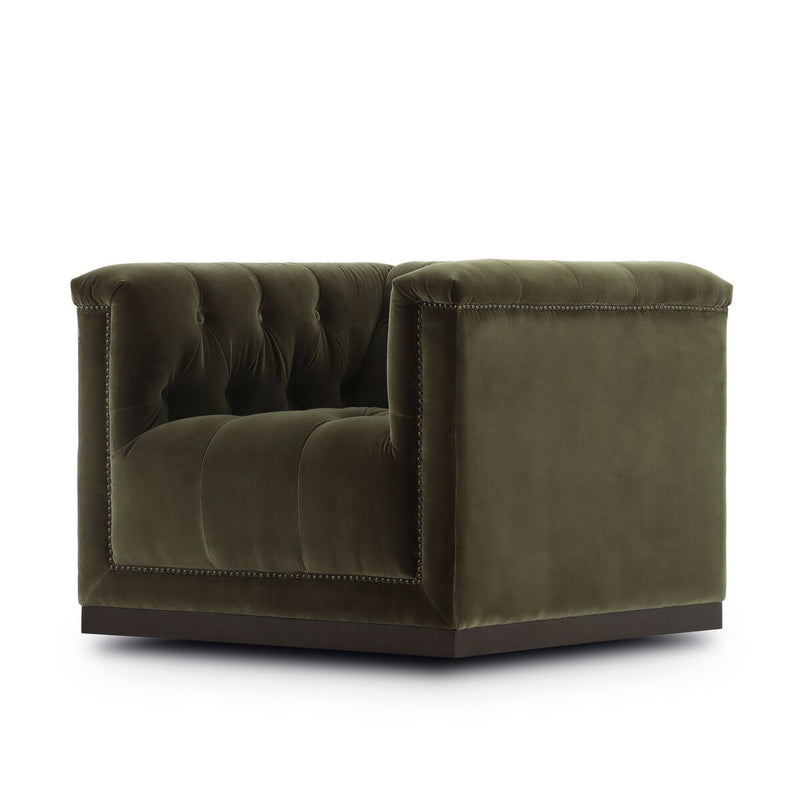 Maxx Swivel Chair - Surrey Olive