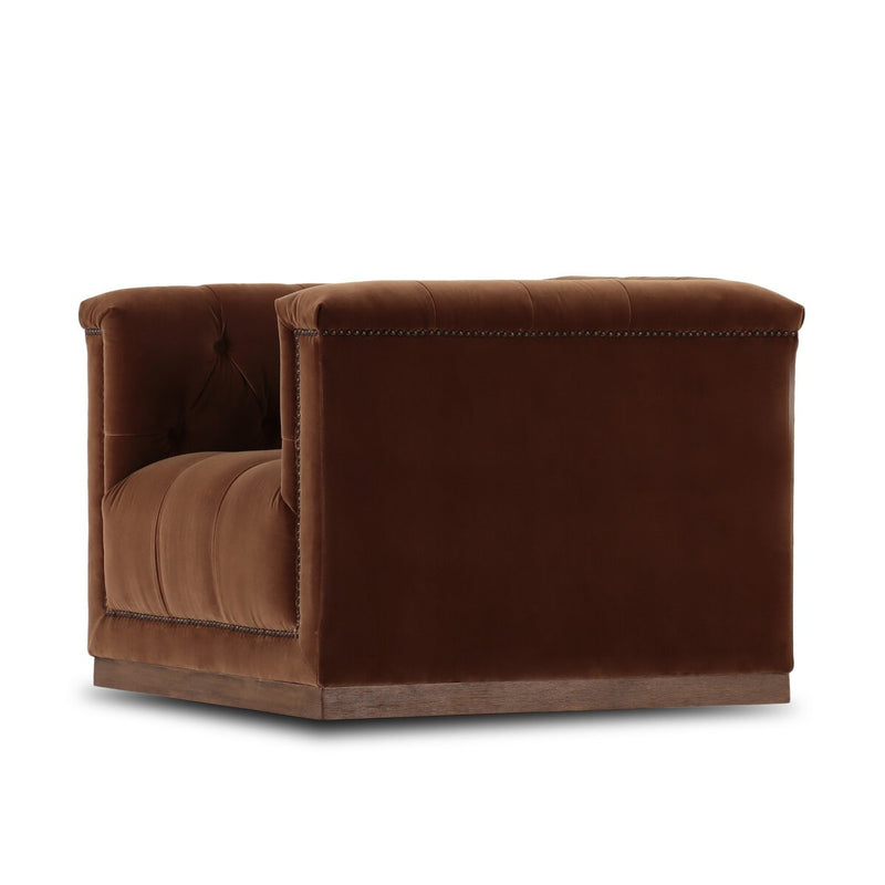 Maxx Swivel Chair - Surrey Ochre