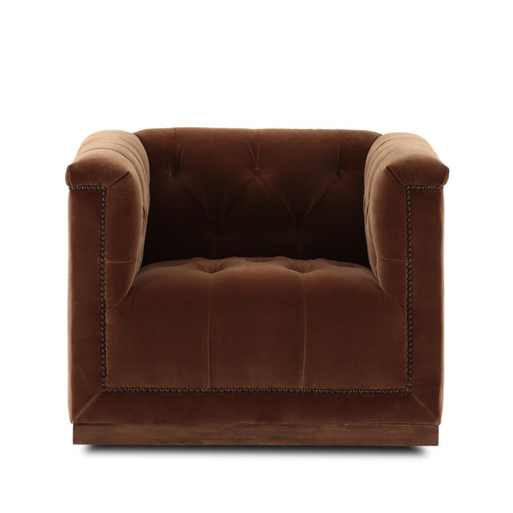 Maxx Swivel Chair - Surrey Ochre