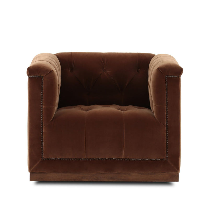 Maxx Swivel Chair - Surrey Ochre