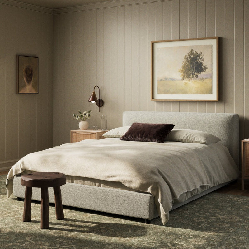 Aidan Bed - Plushtone Linen