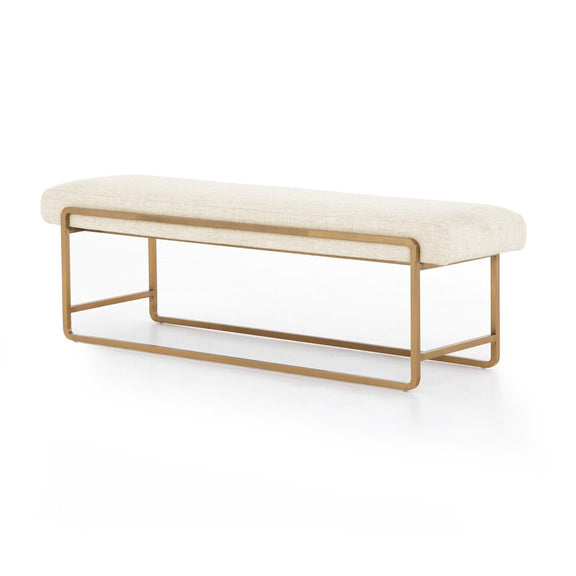Sled Bench - Thames Cream