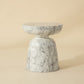 Lucida End Table - Marble Look