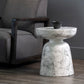 Lucida End Table - Marble Look