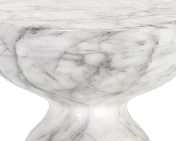 Goya End Table - Marble Look