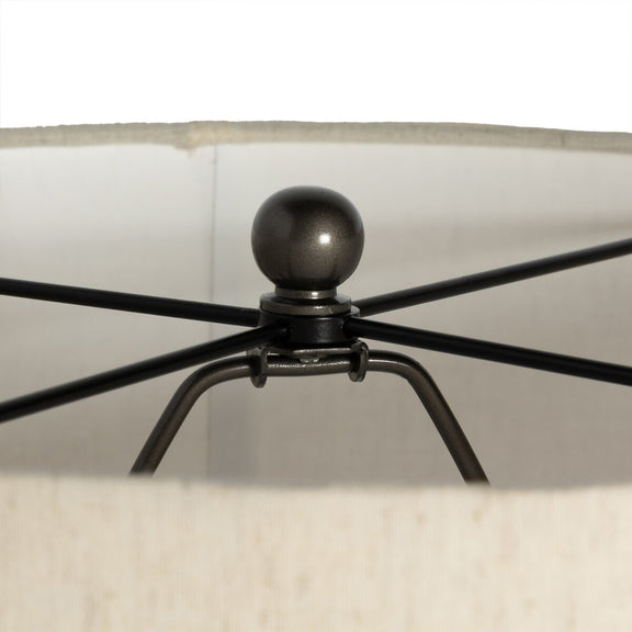 Leander Table Lamp - Dark Antique Pewter