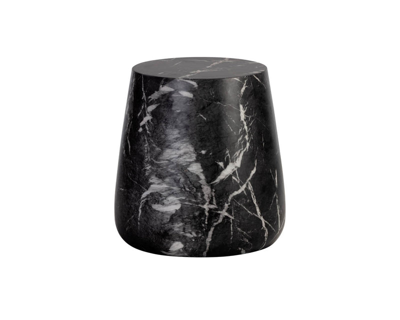 Aries End Table - Marble Look