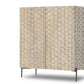 Raffael Bar Cabinet - Carved Stonewash Grey Mango
