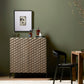 Raffael Bar Cabinet - Carved Stonewash Grey Mango
