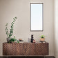 Rio Media Console - Round Cut Antique Brown