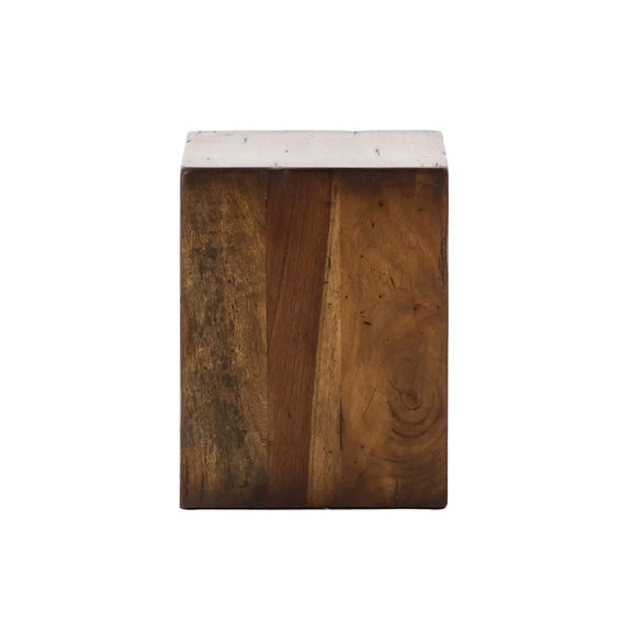Duncan End Table - Reclaimed Fruitwood
