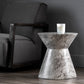 Astley End Table - Marble Look