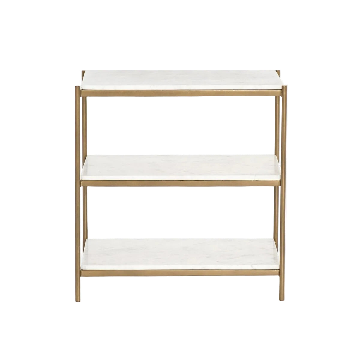 Felix Nightstand - Antique Brass
