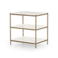 Felix Nightstand - Antique Brass