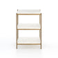 Felix Nightstand - Antique Brass