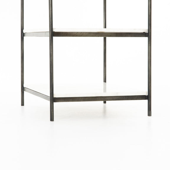 Felix Nightstand - Hammered Grey