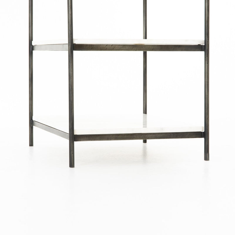 Felix Nightstand - Hammered Grey