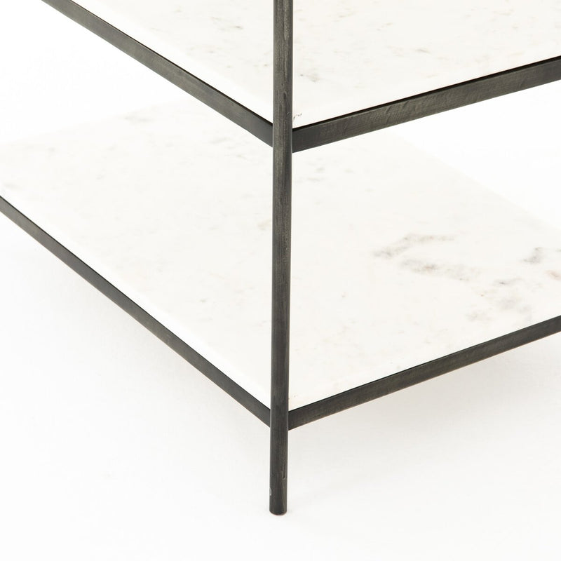Felix Nightstand - Hammered Grey